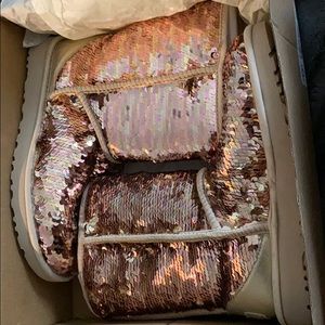 - Gold sequin UGG Australia boots